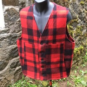 VTG Filson mackinaw vest buffalo size 48 style 20
